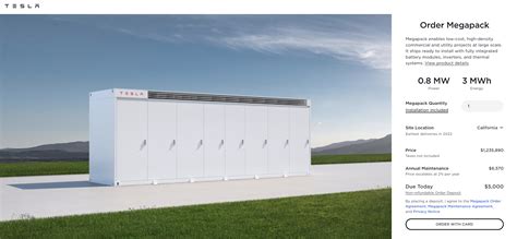 tesla megapack price.